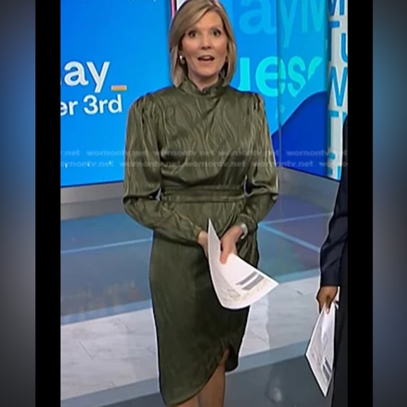 Ronny Kobo
Green Puff Sleeve Dress - Picture 3 of 5